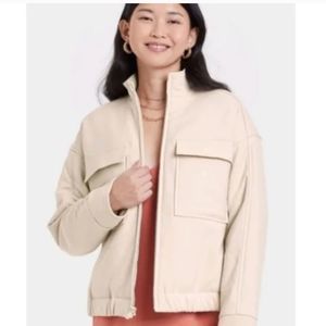 Brushed Padded Tan Jacket
